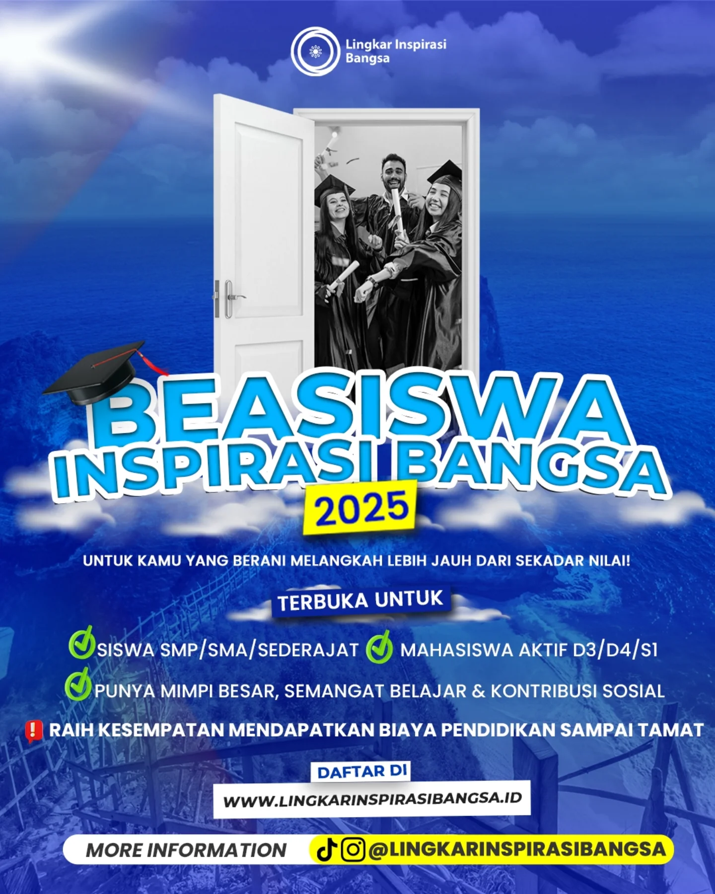 Poster BEASISWA INSPIRASI BANGSA 2025